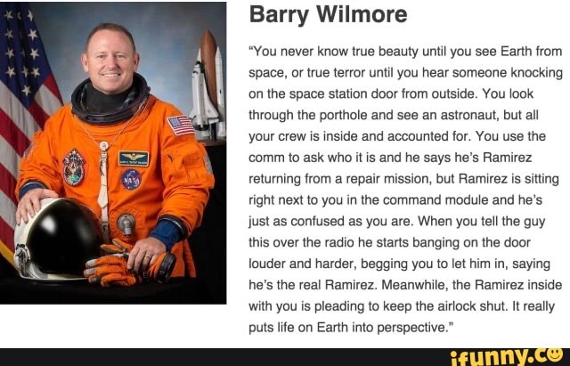 astronaut see through