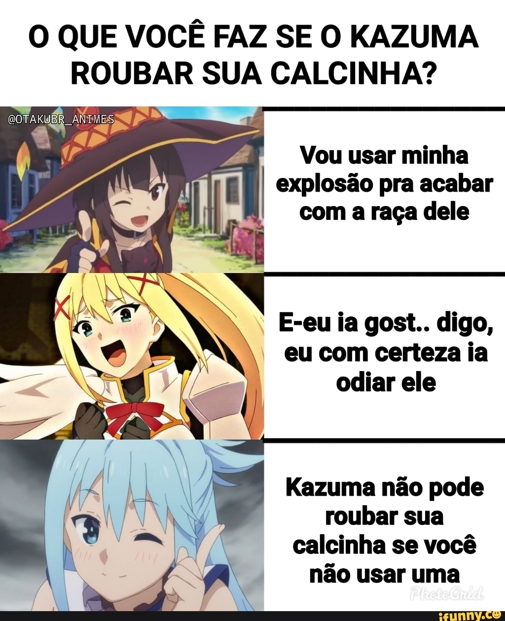 SS Kazuma: LEI DA TROCA EQUIVALENTE - iFunny Brazil