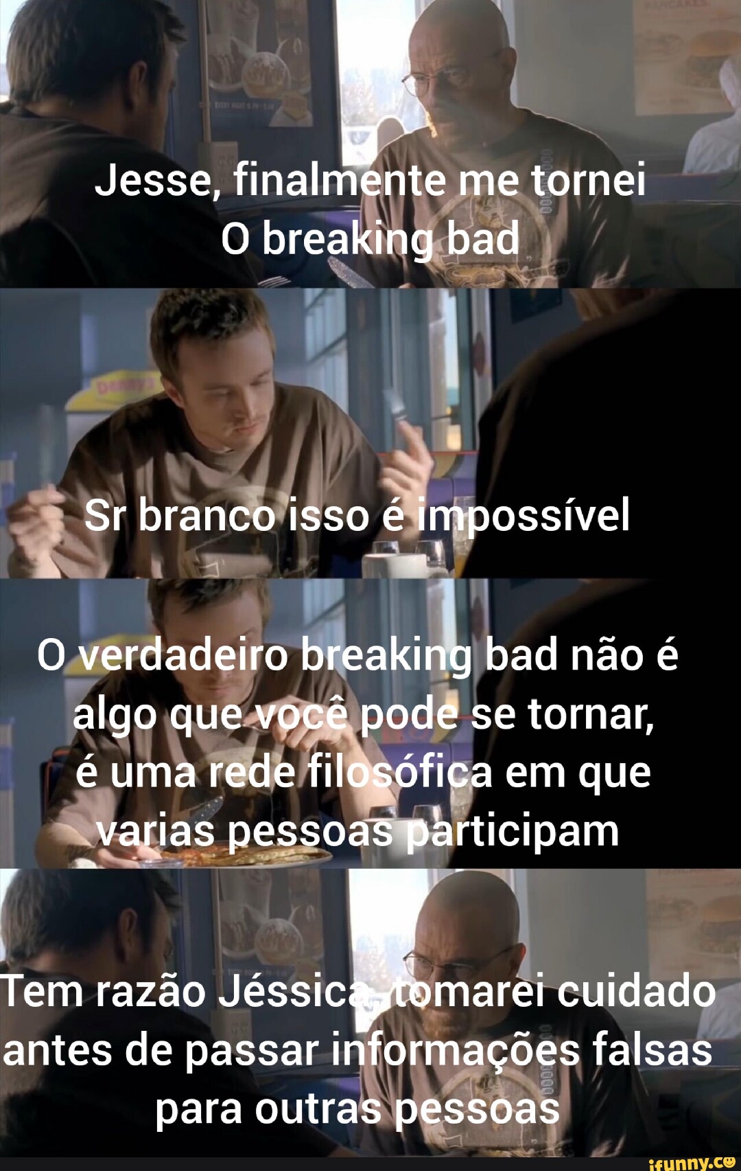 MINHA REAÇÃO AO FINALMENTE TERMINAR DE ASSISTIR BREAKING BAD: - iFunny  Brazil