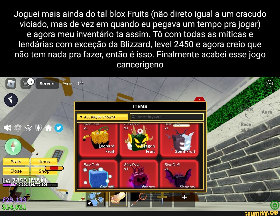 Blox Fruits, LEOPARD AND BLIZZARD FOR