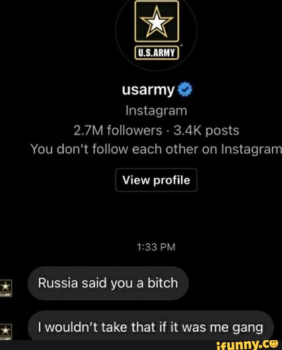 US usarmy Instagram 2.7M followers - 3.4K posts You don't follow