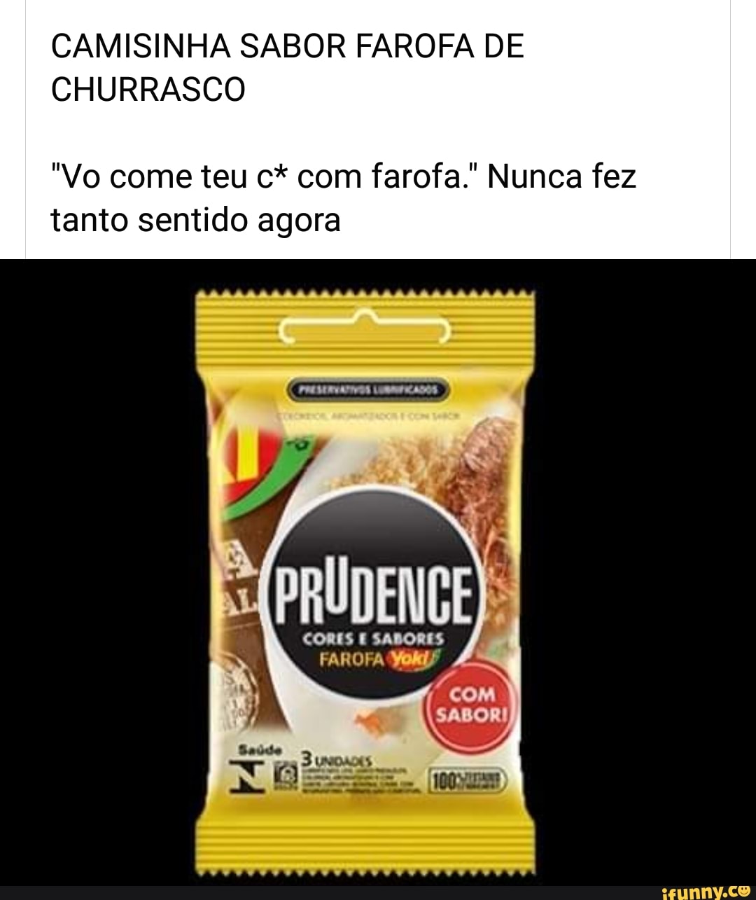 CAMISINHA SABOR FAROFA DE CHURRASCO 