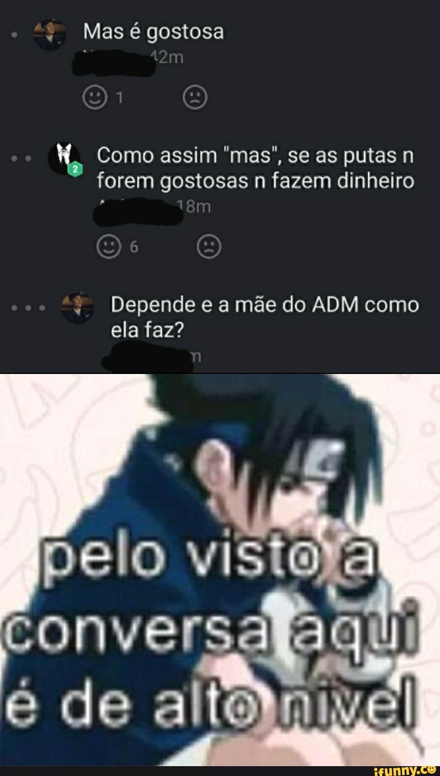 Mas é gostosa Como assim 