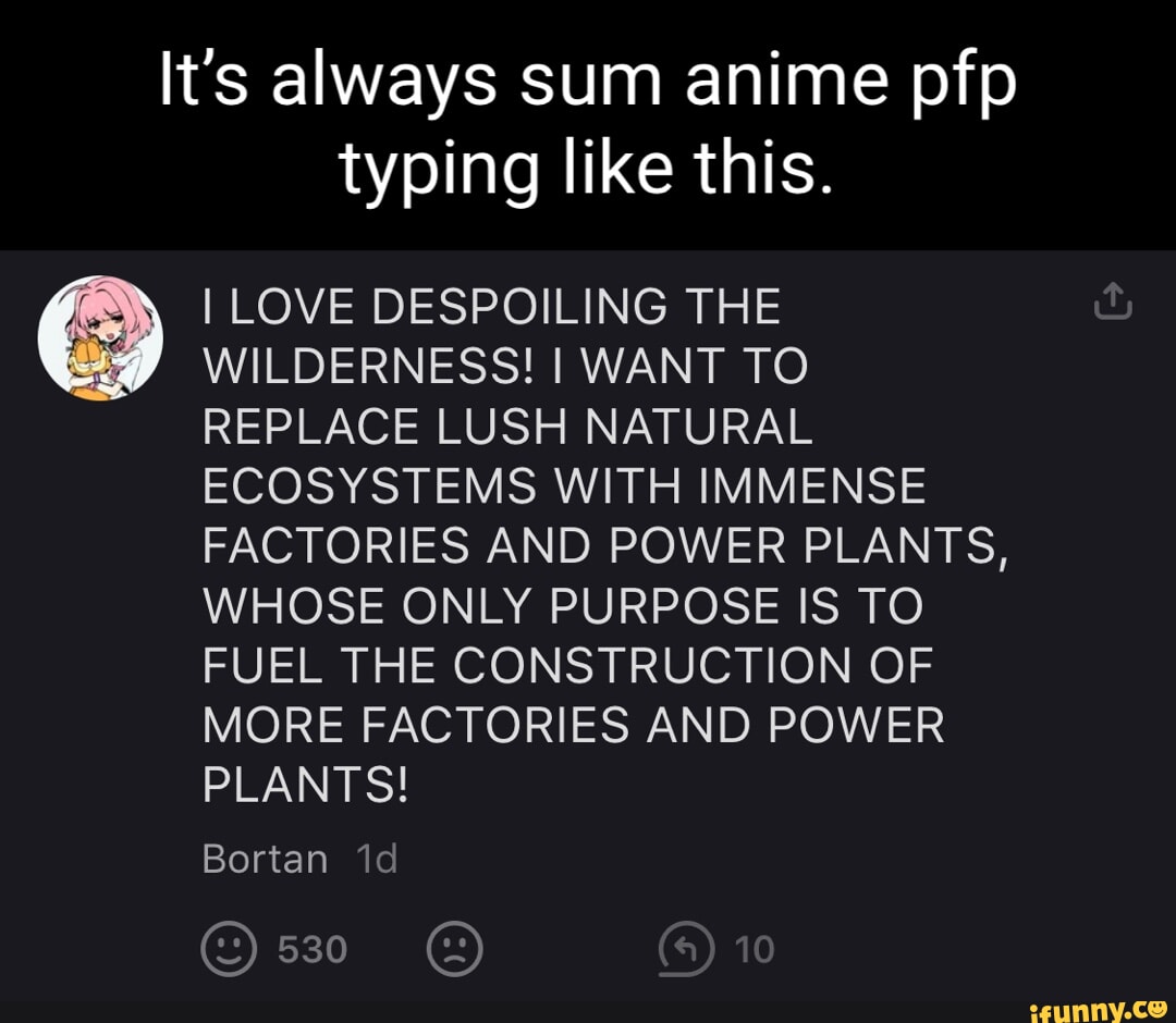 I hate anime pfp's - I hate anime pfp's - iFunny