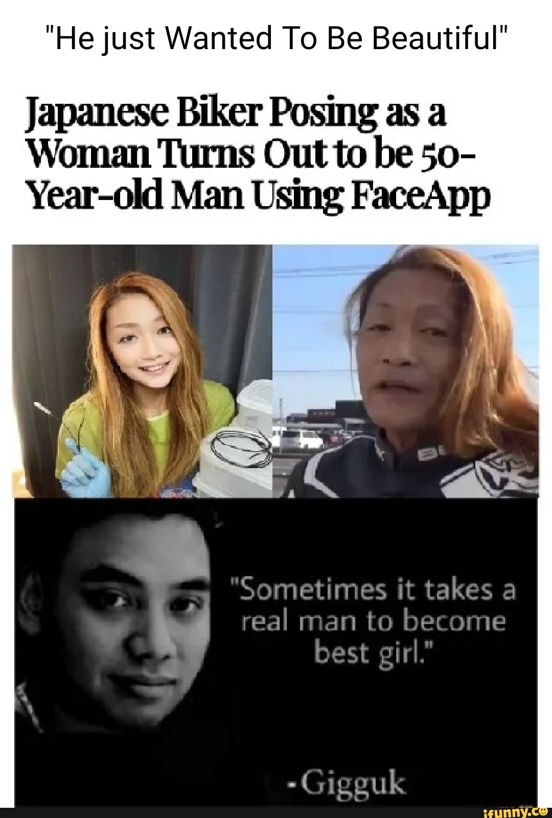 This Japanese Girl Is Actually A Man In His 50s