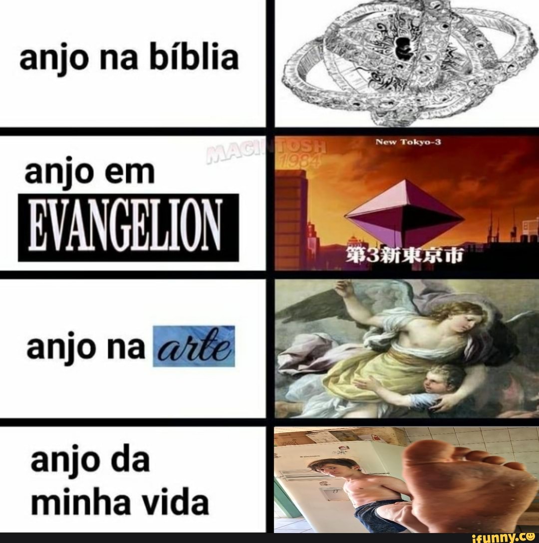 Anjos retratados em Anjos em animes e filmes Evangelion normais - iFunny  Brazil