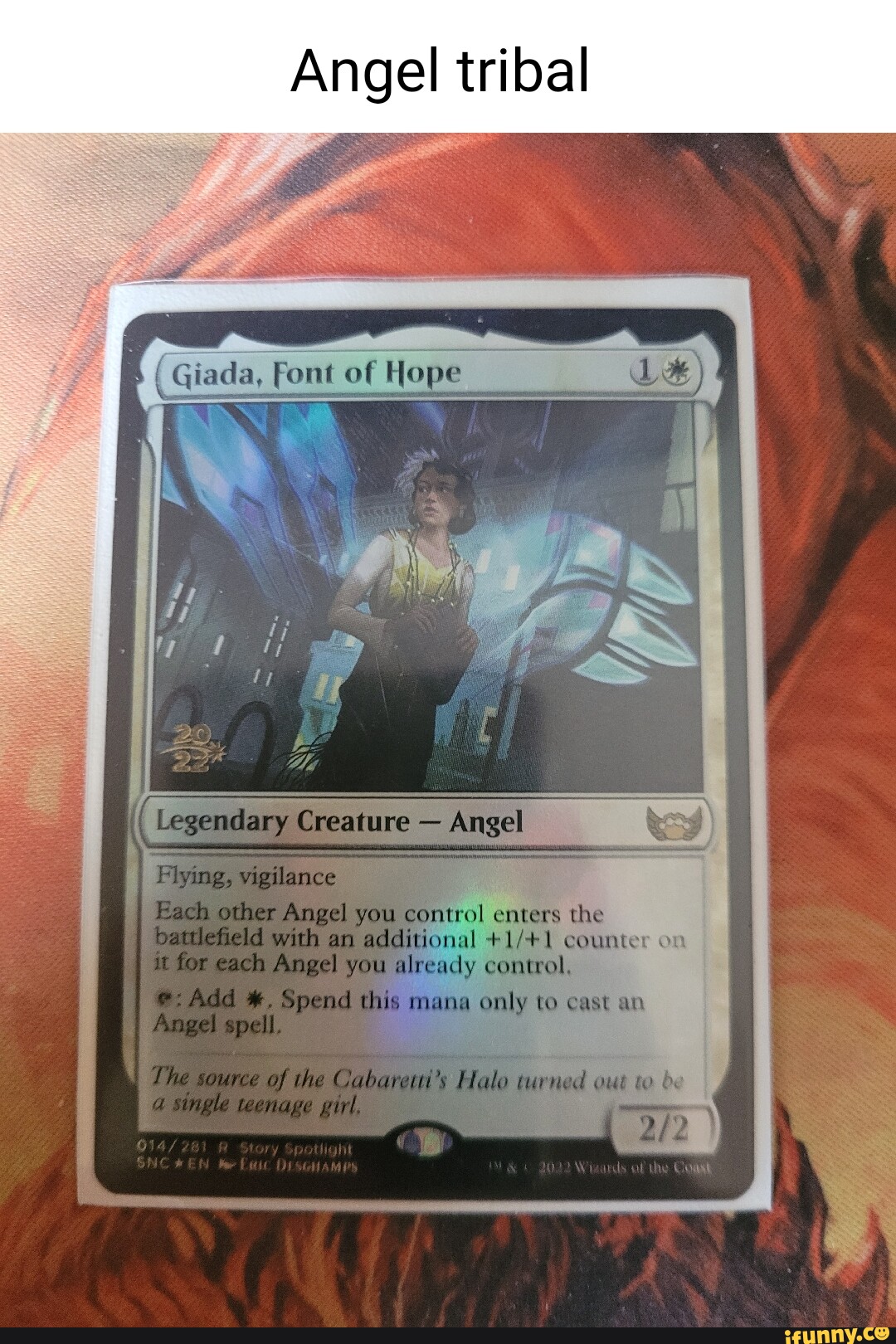 Giada, Font of Hope Angel Tribal Flying Magic MTG Commander Deck