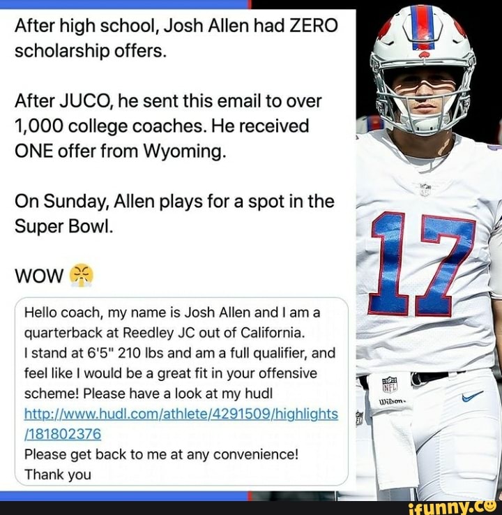 Josh Allen High School Highlights