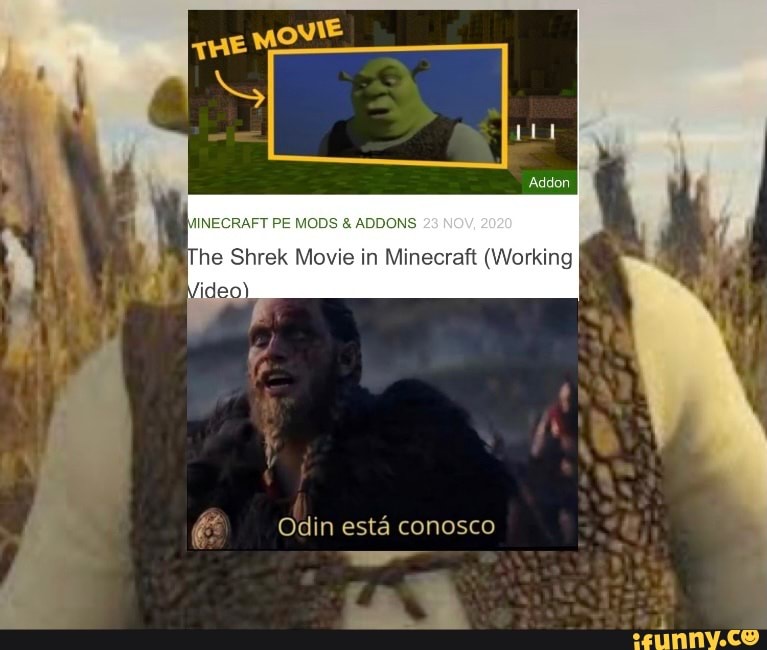 Minecraft wait what meme part 263 realistic Shrek movie 
