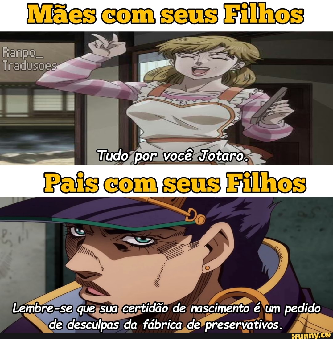 Belas palavras do Jotaro, ticket e para os fracos, os fortes conseguem  peitar de boas o desafio(P.S.: Se isso aparecer mais de uma vez, peço  desculpas, e q as vezes acaba demorando