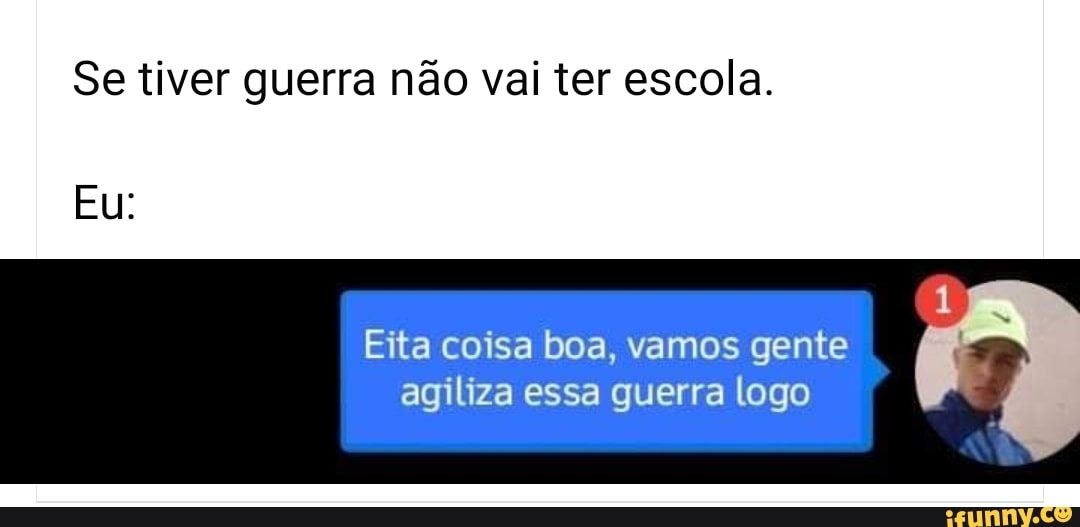 Eu Sogeking senta,o reles guerra ao go 2 Anos depois: Me incluam fora  dessa! Vão querer desafiar o Governo? - iFunny Brazil