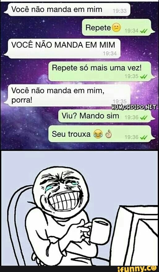 Manda mais foto sua - Humordido