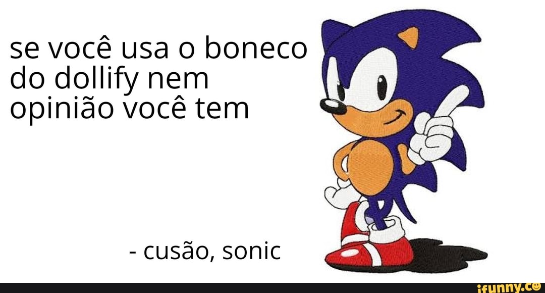 Se você tem foto de perfil de anime opinião não conto mois dicas do Sonic -  iFunny Brazil