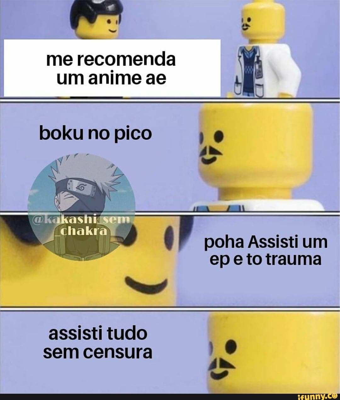 Me recomenda um anime ae boku no pico poha Assisti um epe to trauma assisti  tudo sem censura - iFunny Brazil