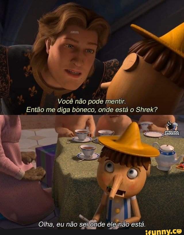 Meme Shrek  Filmes, Filmes animados, Frases de filmes