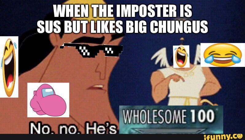 When the imposter has a groove on - Among us meme 