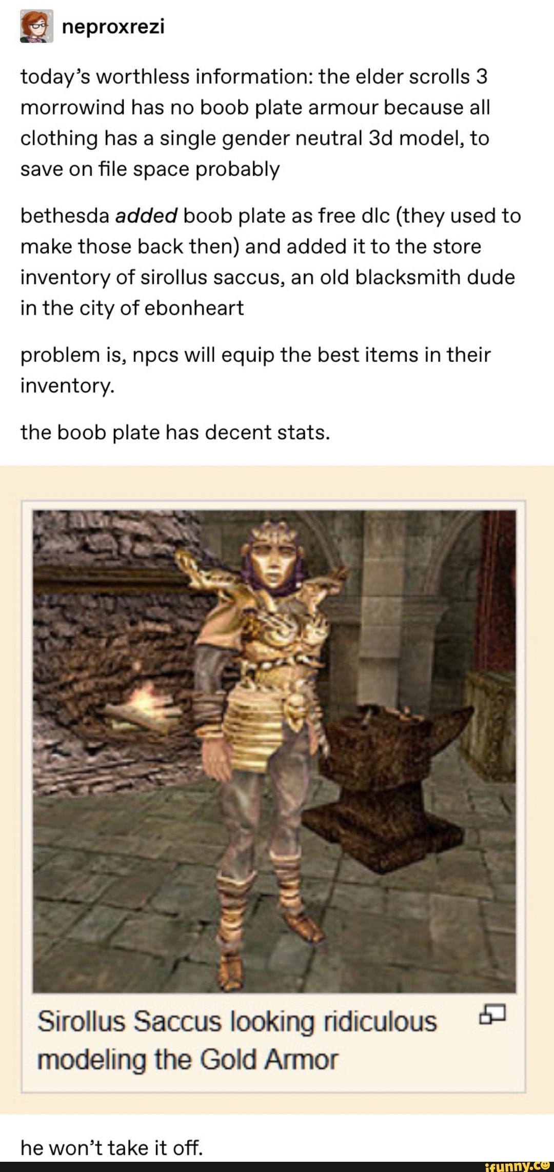 vounoura NPCs in Morrowind before u bribe them for approval: trying to heal  .. please donate to my go fund me $10 will make me less racist  $100 will make me