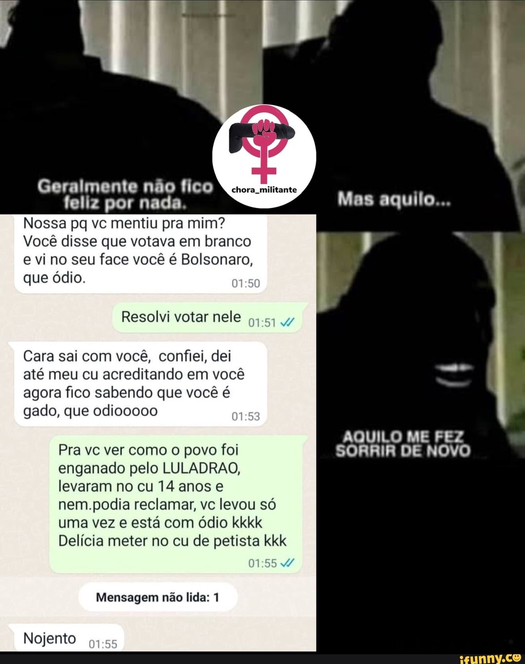 Geralmente não fico chora feliz por nada. Nossa pq vc mentiu pra mim? Você  disse que