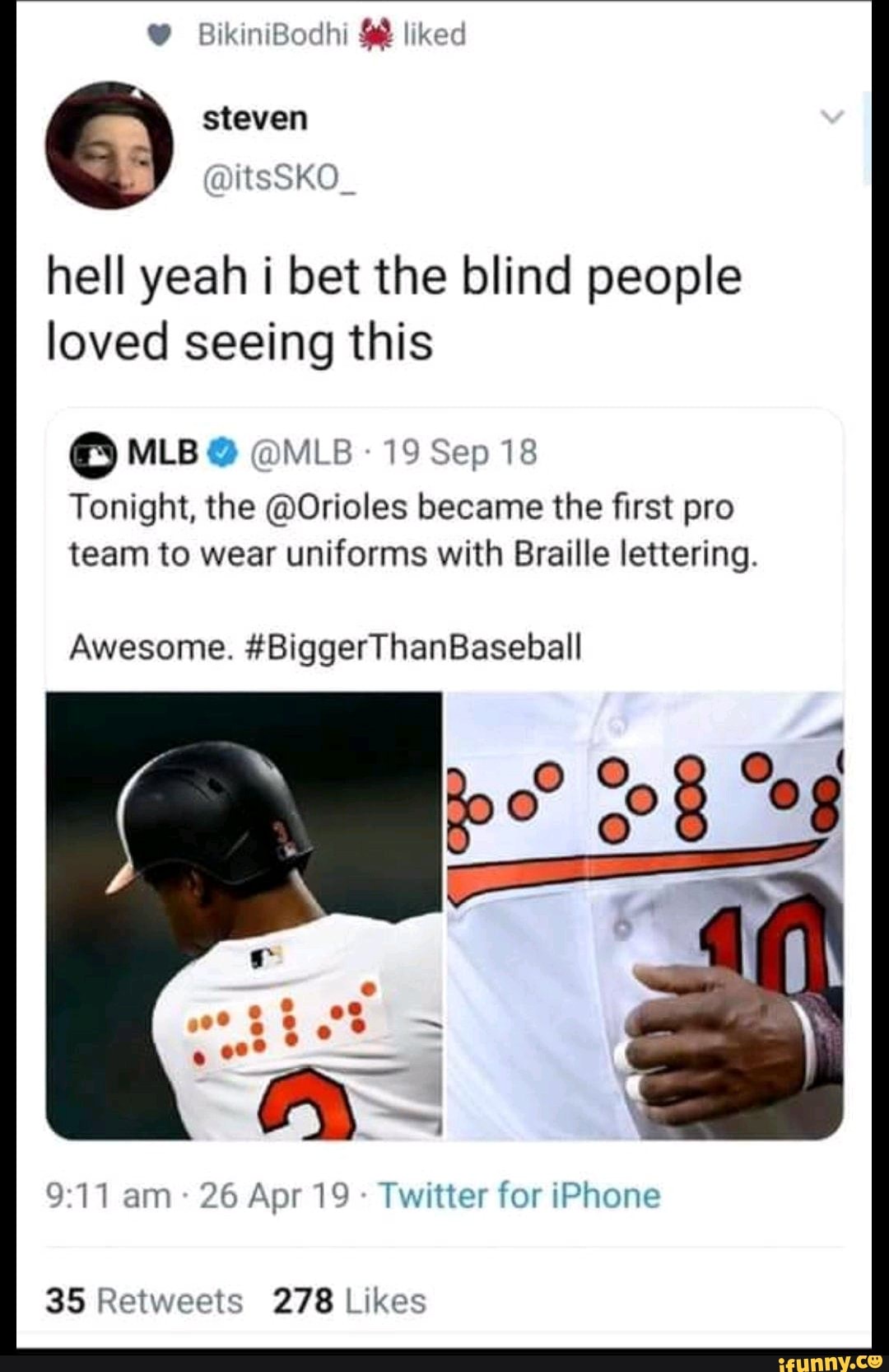 orioles braille jersey meme