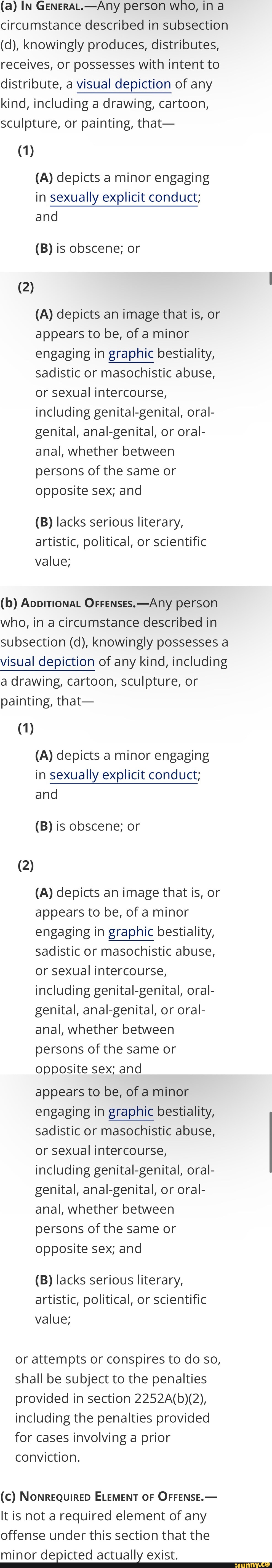 a) IN GENERAL.-Any person who, ina circumstance described in subsection  (d), knowingly produces, distributes, receives,