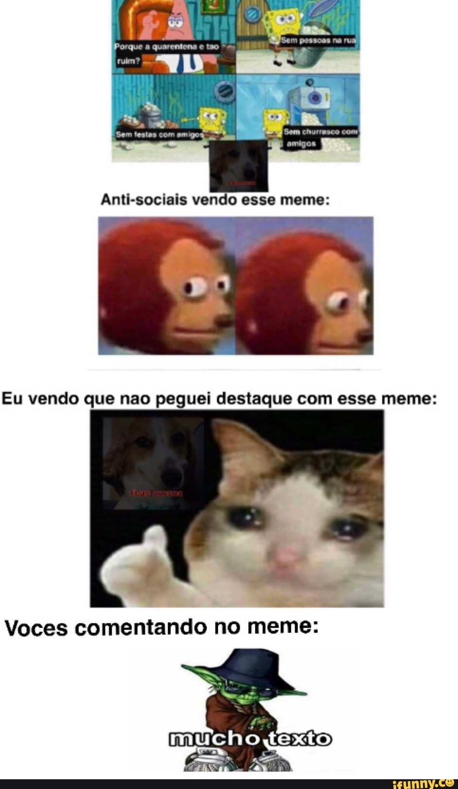 Eu vendo que todo mundo que faz meme assim pega destaque: ok