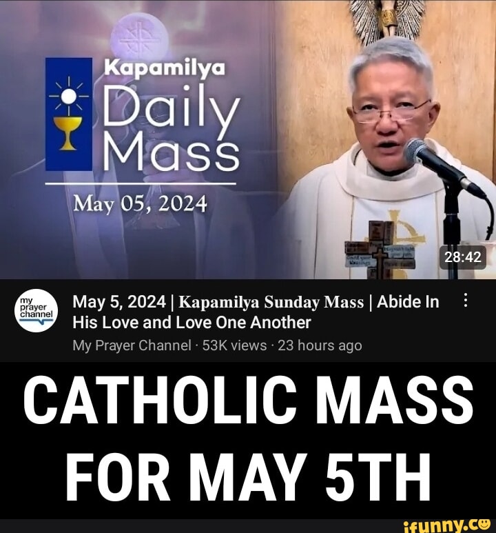 Kapamilya Mass May 2024 May 5, 2024 I Kapamilya Sunday Mass I Abide In