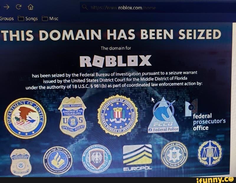 Domain Seized by Law Enforcement