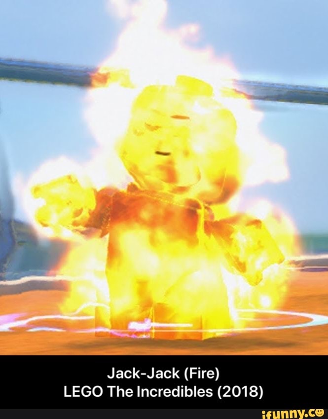 incredibles jack jack fire
