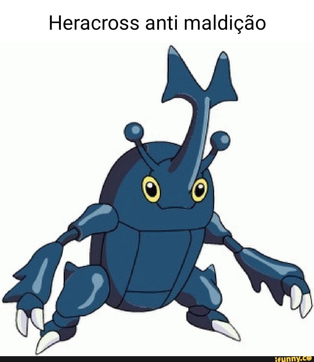 Pokémon nº 0214 - Heracross (Mega Evolução) Pokémon Chifre Único