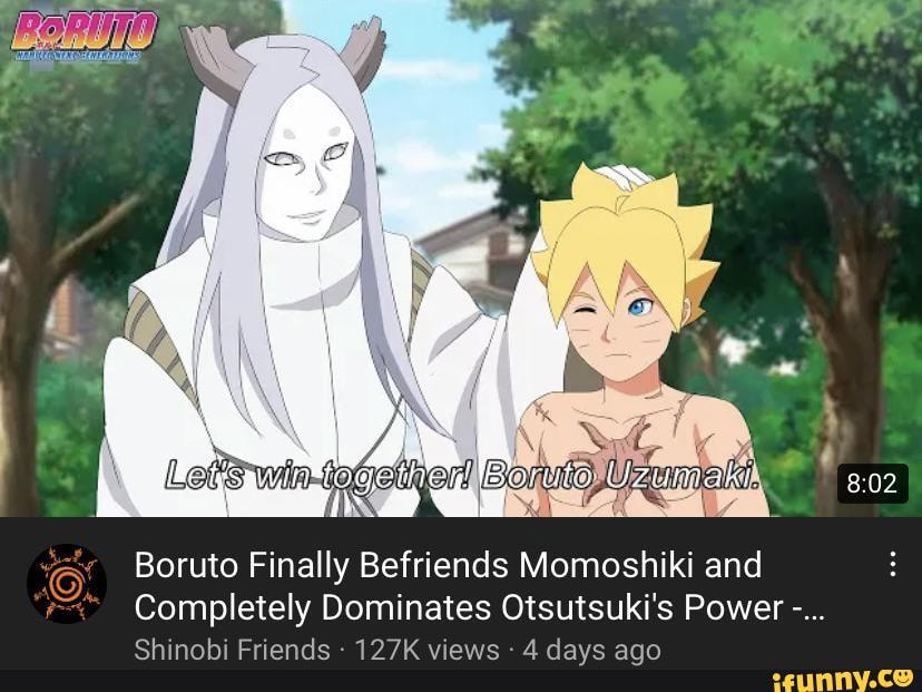Boruto Finally Befriends Momoshiki and Completely Dominates