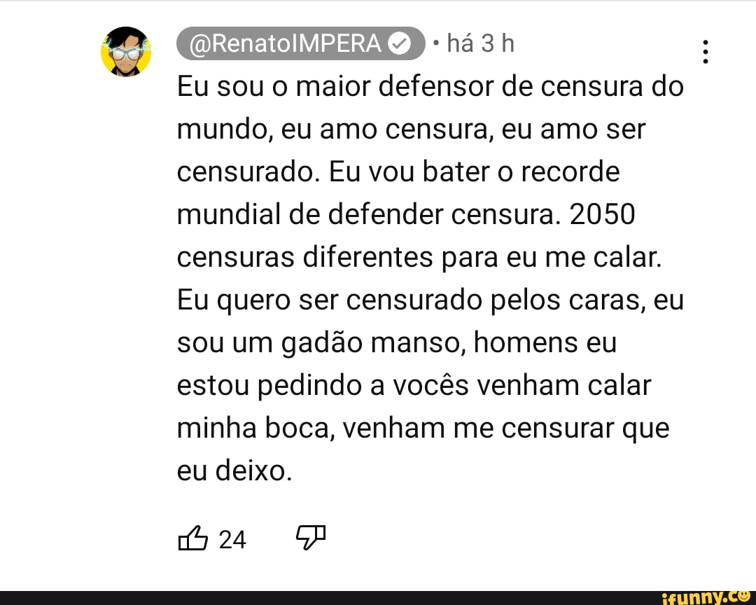 Censuramos memes. Best Collection of funny Censuramos pictures on iFunny  Brazil