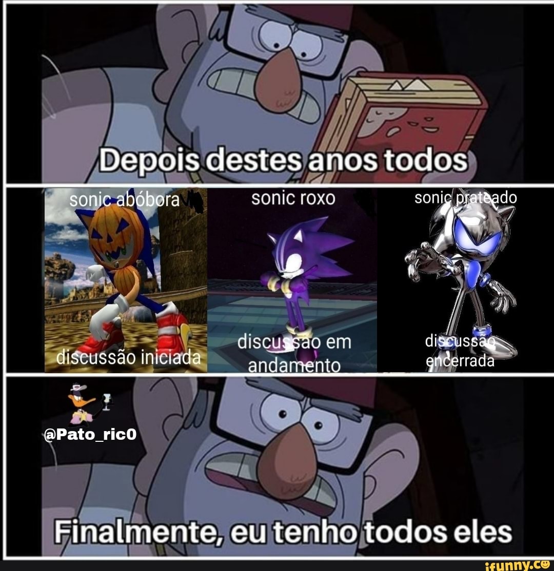 NESSE PERFIL ODIAMOS SONIC BONITO - iFunny Brazil