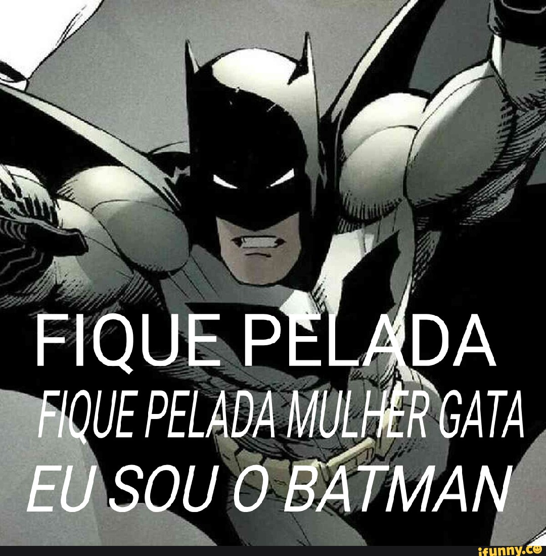 FIQUE PELMDA FIQUE PELADA MULHER GATA EU SOU O BATMAN - iFunny Brazil