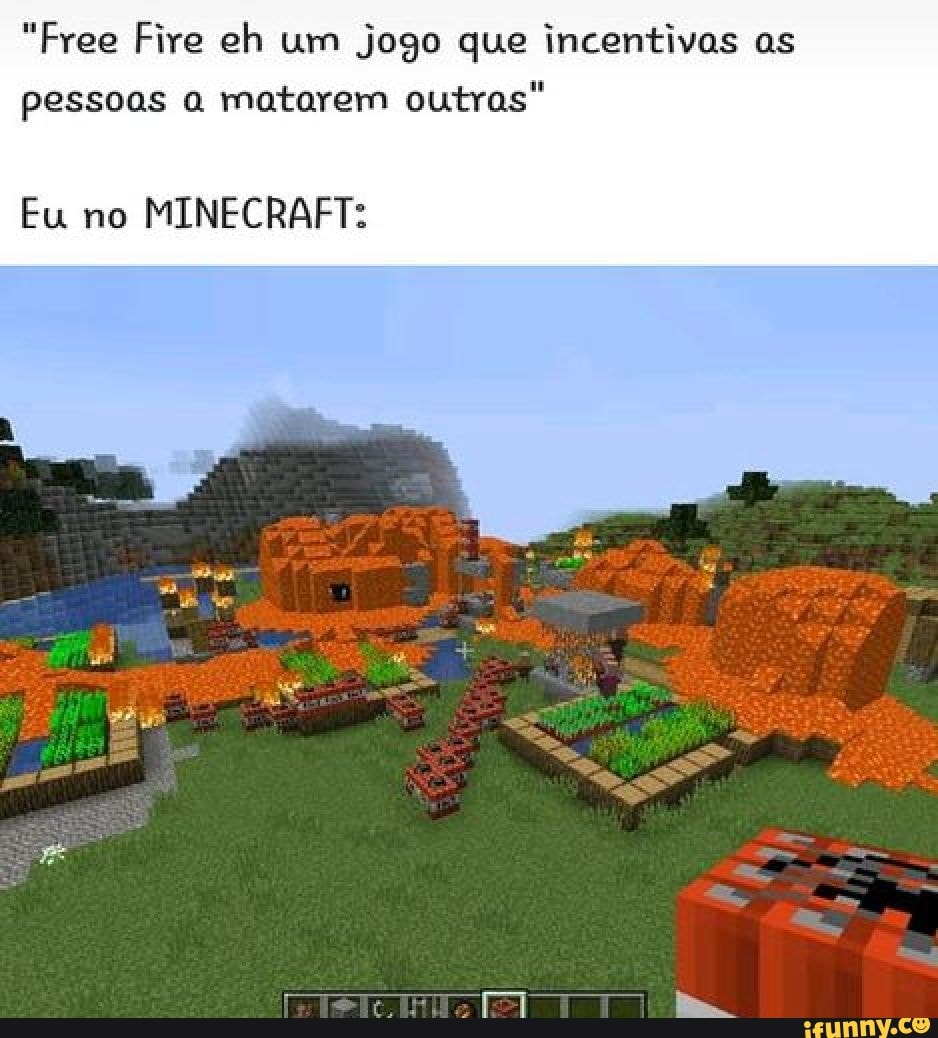 Free Fire Minecraft I Click Jogos - iFunny Brazil