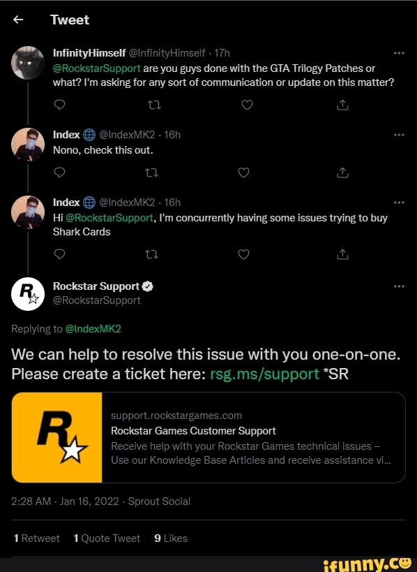 Account Support - Rockstar Games Customer Support