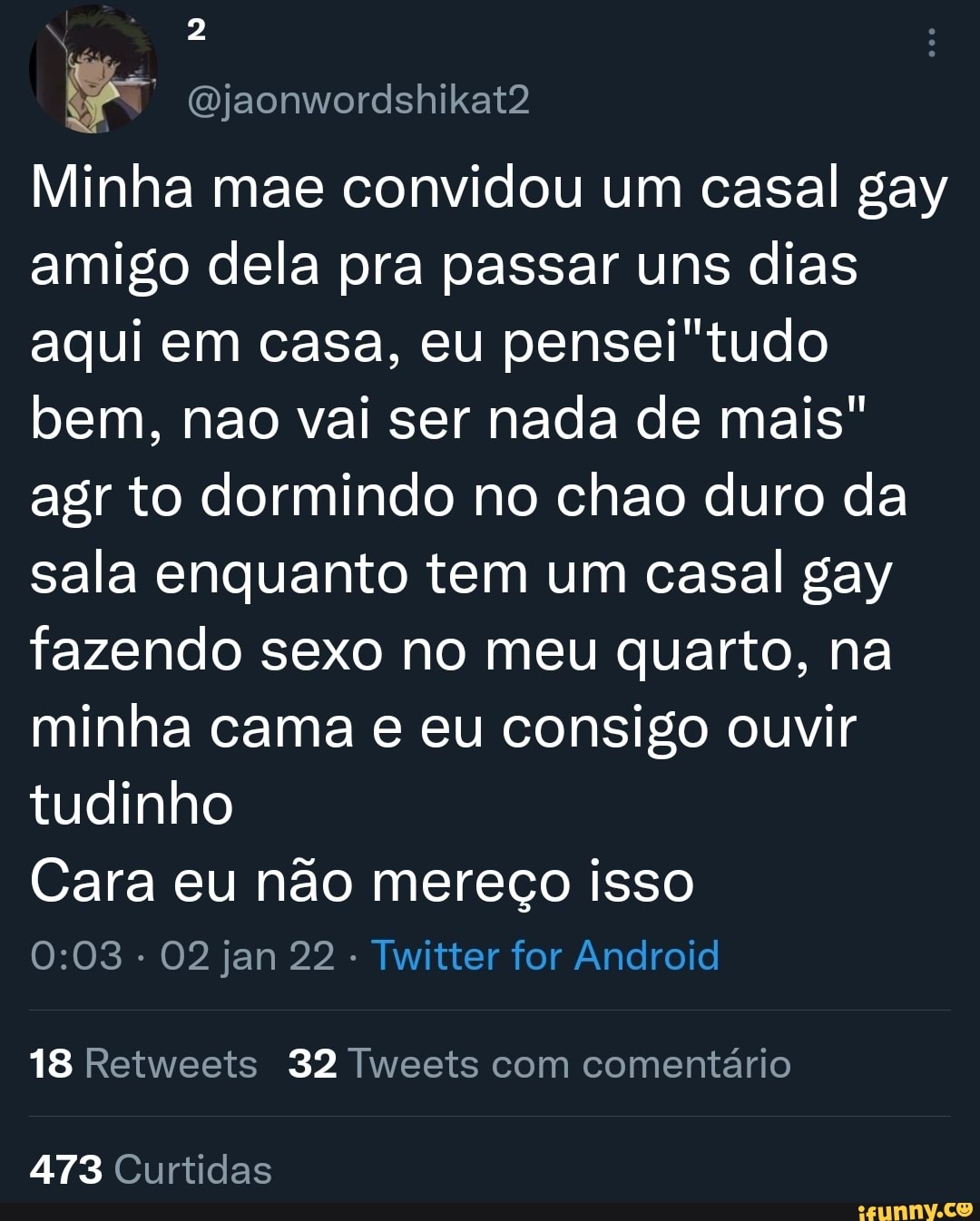 Qjaonwordshikat2 Minha mae convidou um casal gay amigo dela pra passar uns  dias aqui em casa,