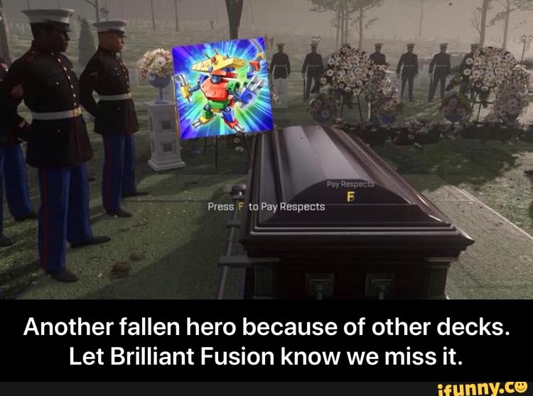 Press F to Pay Respects - - iFunny