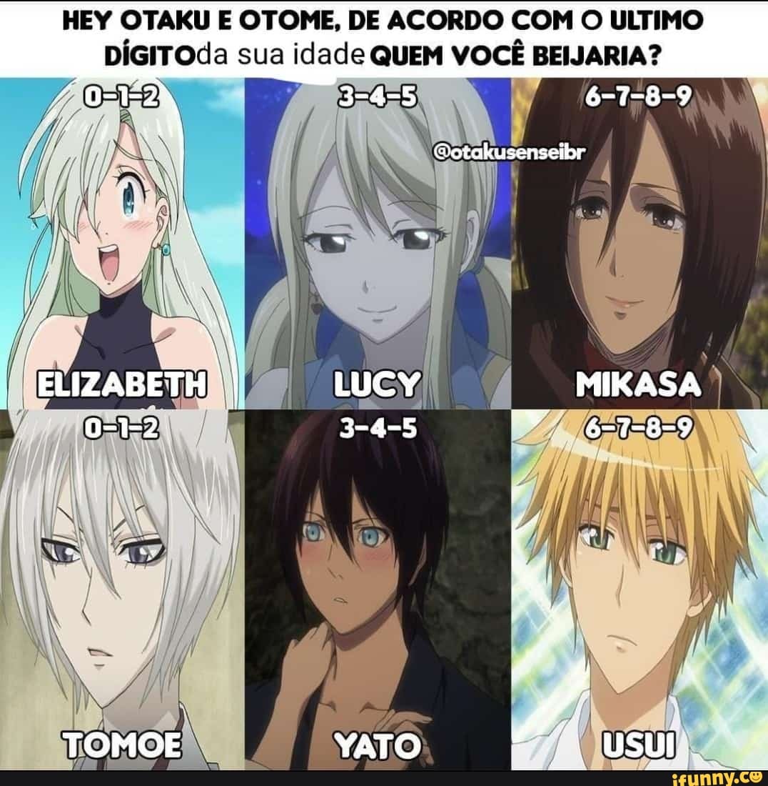 Todos Otakus e Otomes