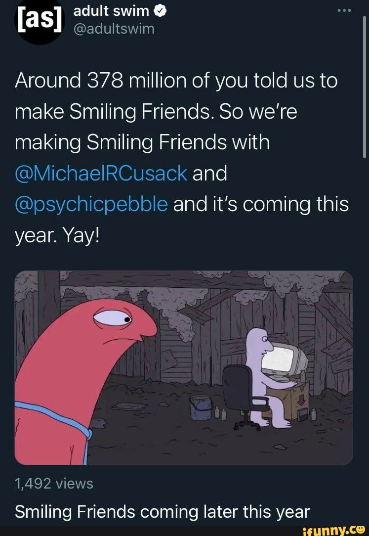Yay, Smiling Friends