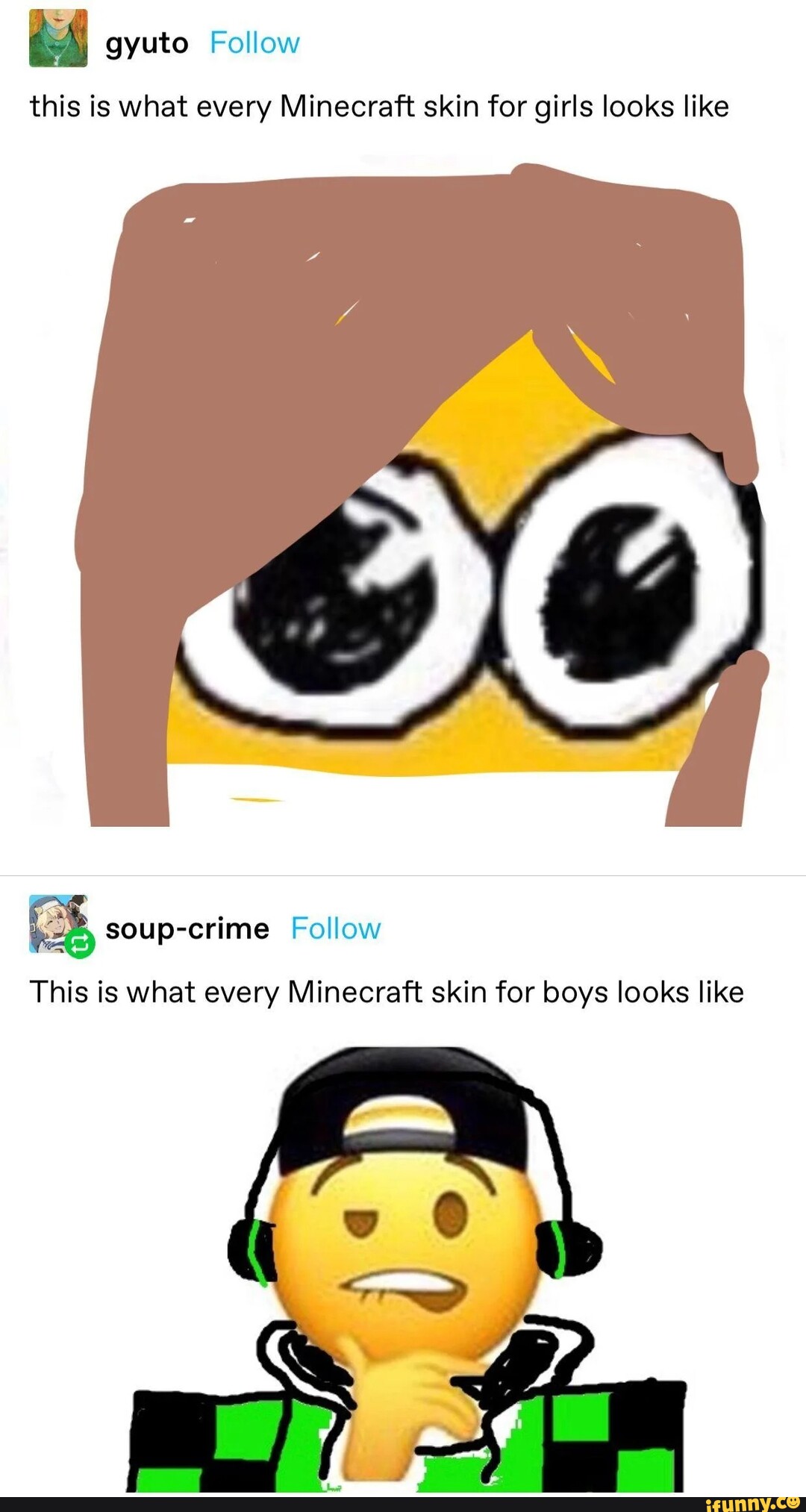 cursed emoji  Minecraft Skin