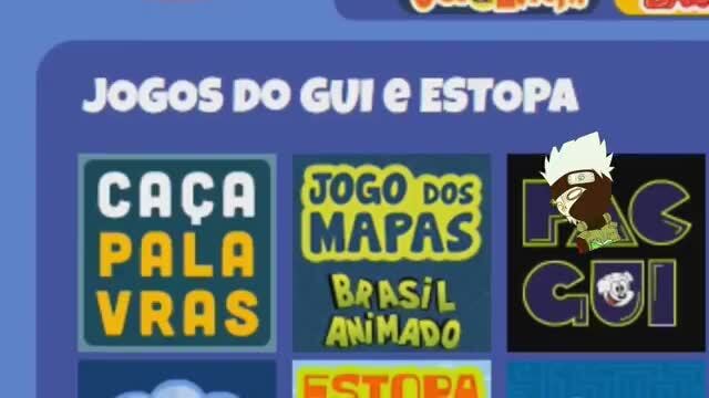 Jogo do Mapas -Estados do Brasil - Brasil Animado - Gui e Estopa