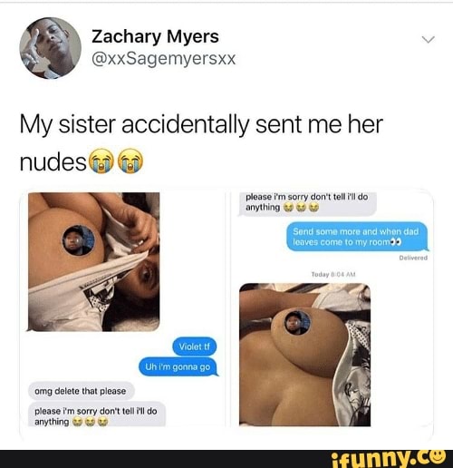 el b on X: the moment your Aunt sends an accidental boob pic in