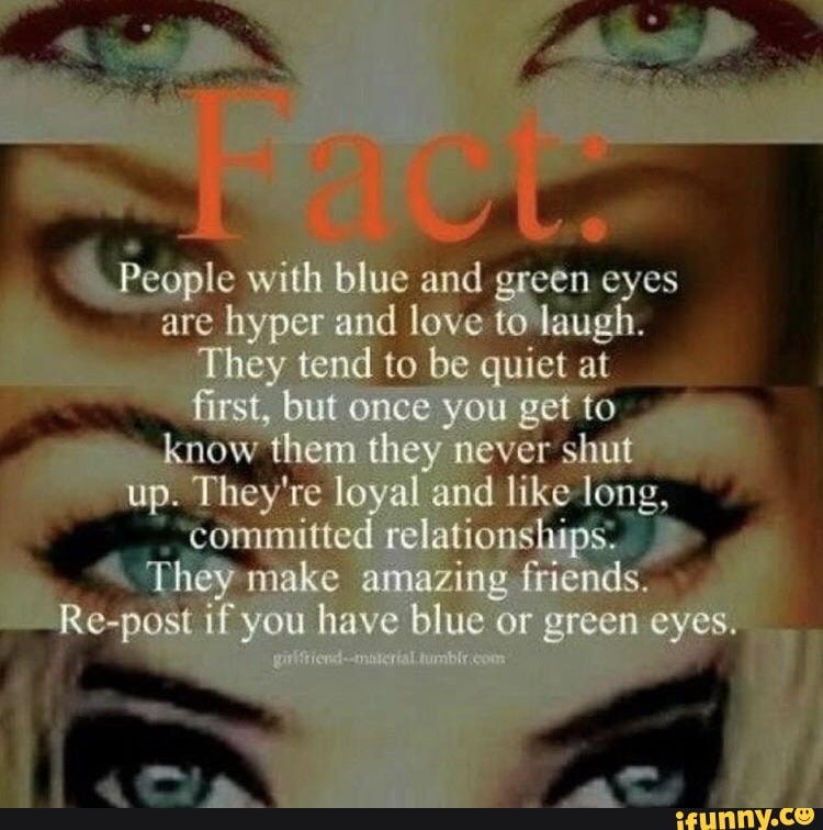 Green deals eyes meaning