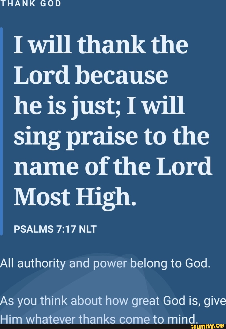 I Will Sing Praise 