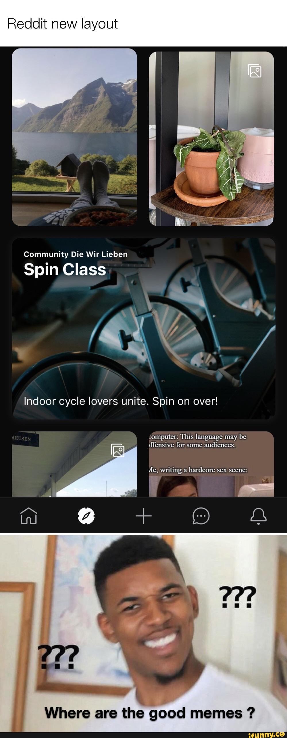 Reddit new layout Pal Community Die Wir Lieben Spin Class Indoor