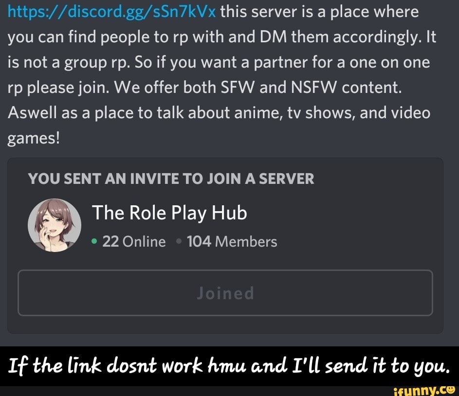 How can i join rp server, where can i join discord? - Server