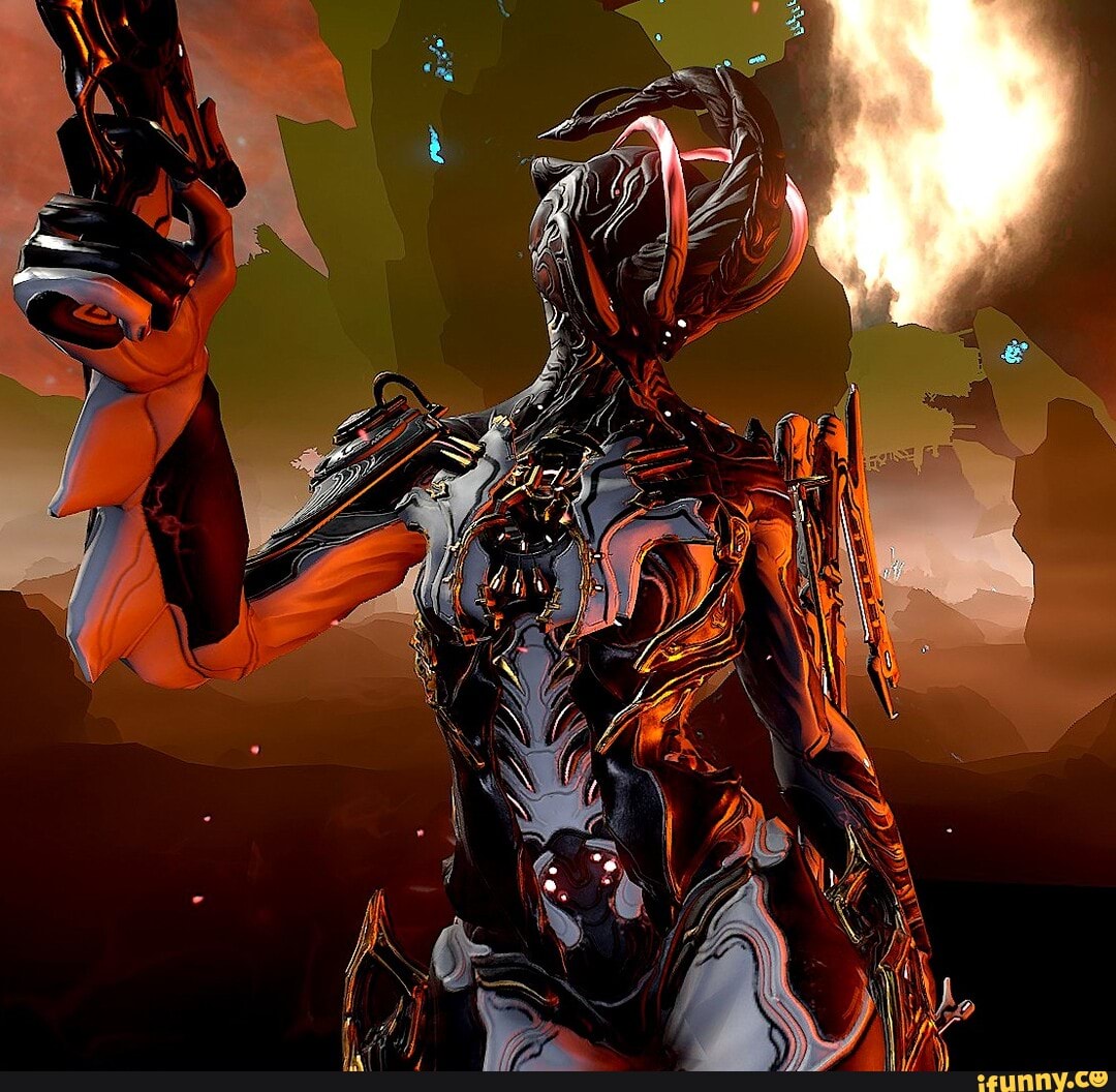 Follow me Instagram: Warframe_Kittyraww This is Lady Nyx, demon queen, and  master of mind control. Love the New Captura that came with deadlock  protocol. The red-ish sky fits her demonic look really
