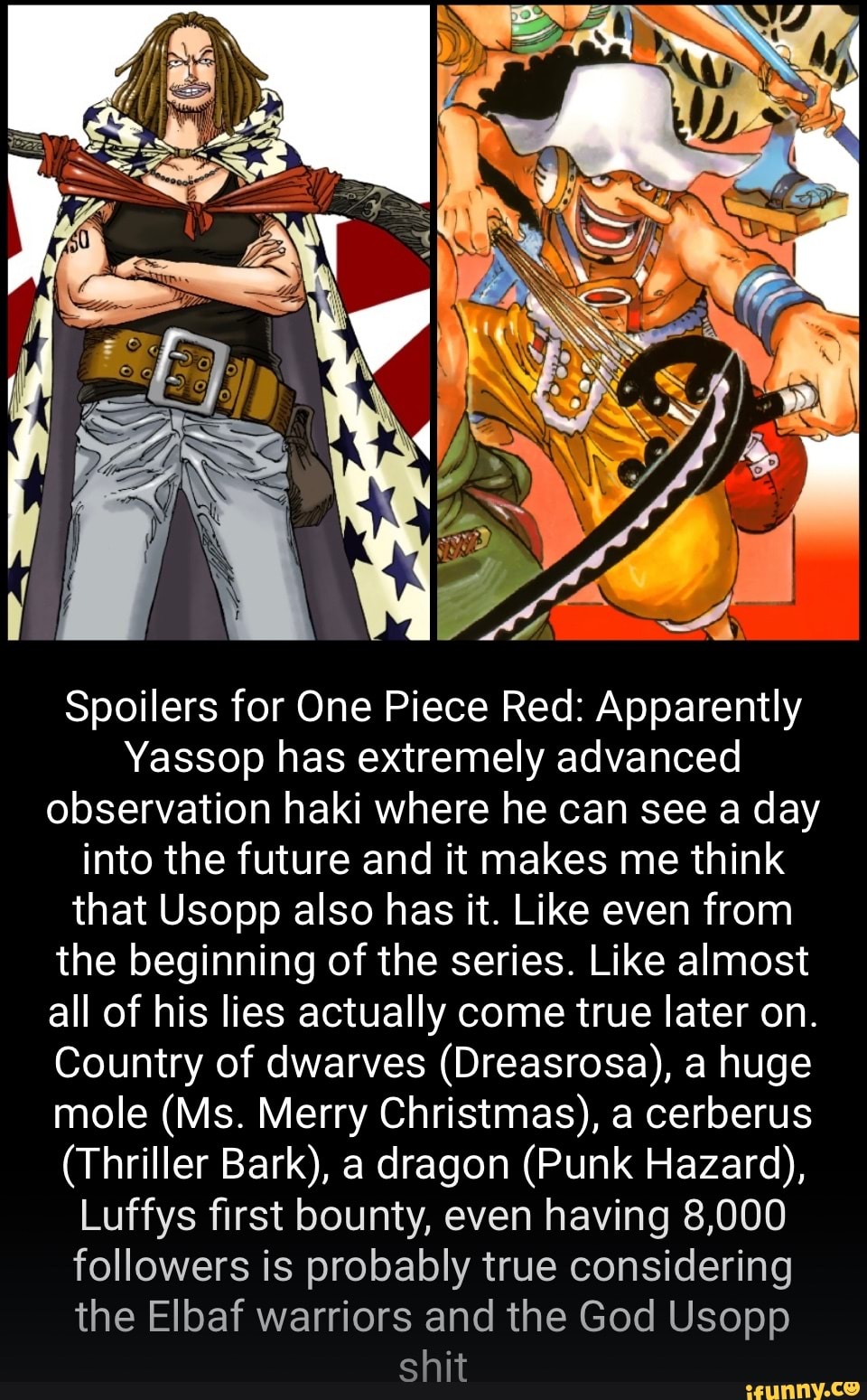 I dont need no advanced observation to see the irony : r/OnePiece