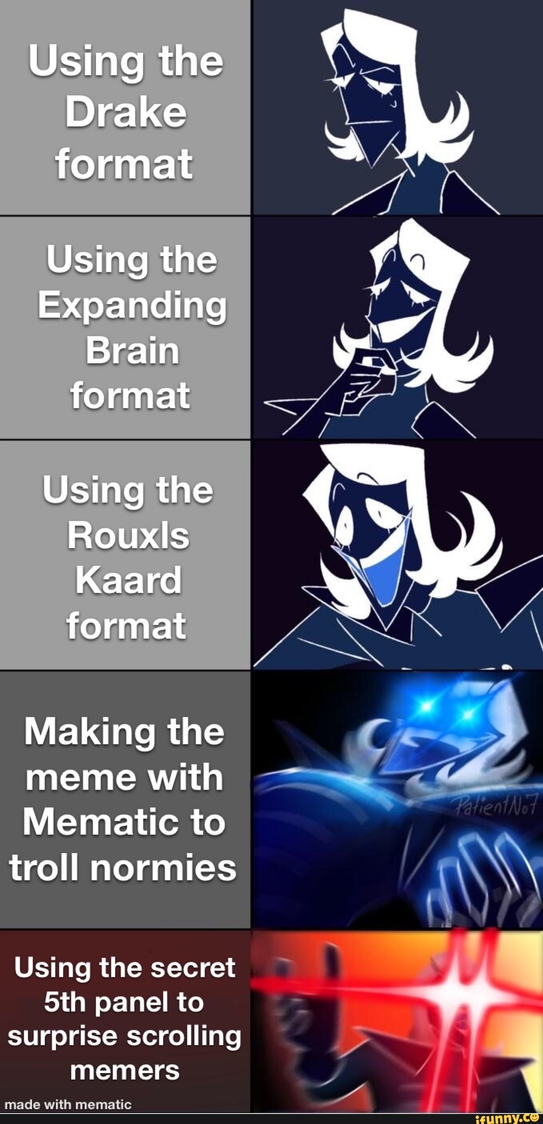 Making a meme with the drake formate Making a meme with