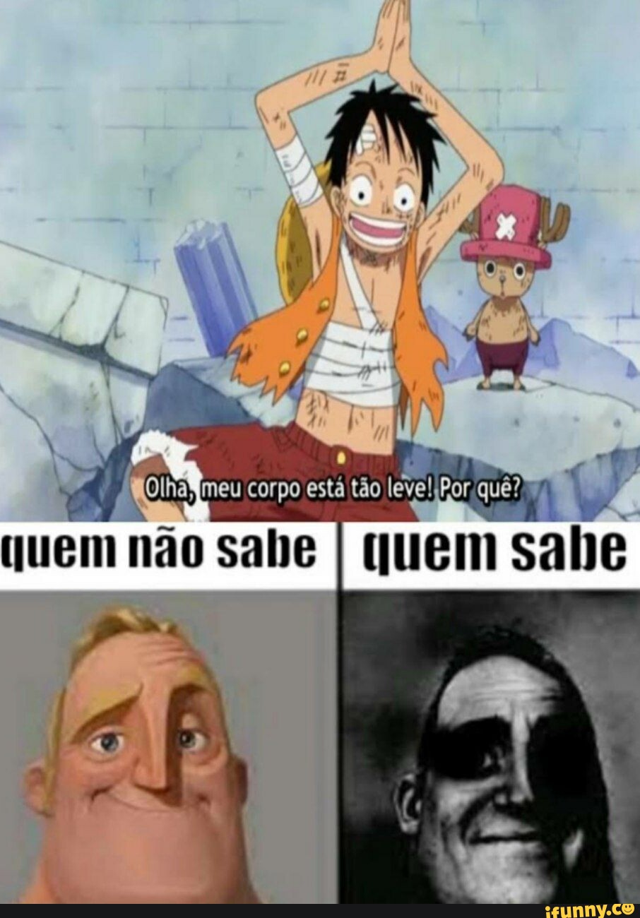 Não aconteceu nada  One Piece 